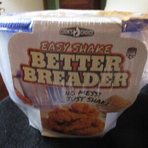 Cook's Choice Easy Shake Better Breader Made in USA NEW